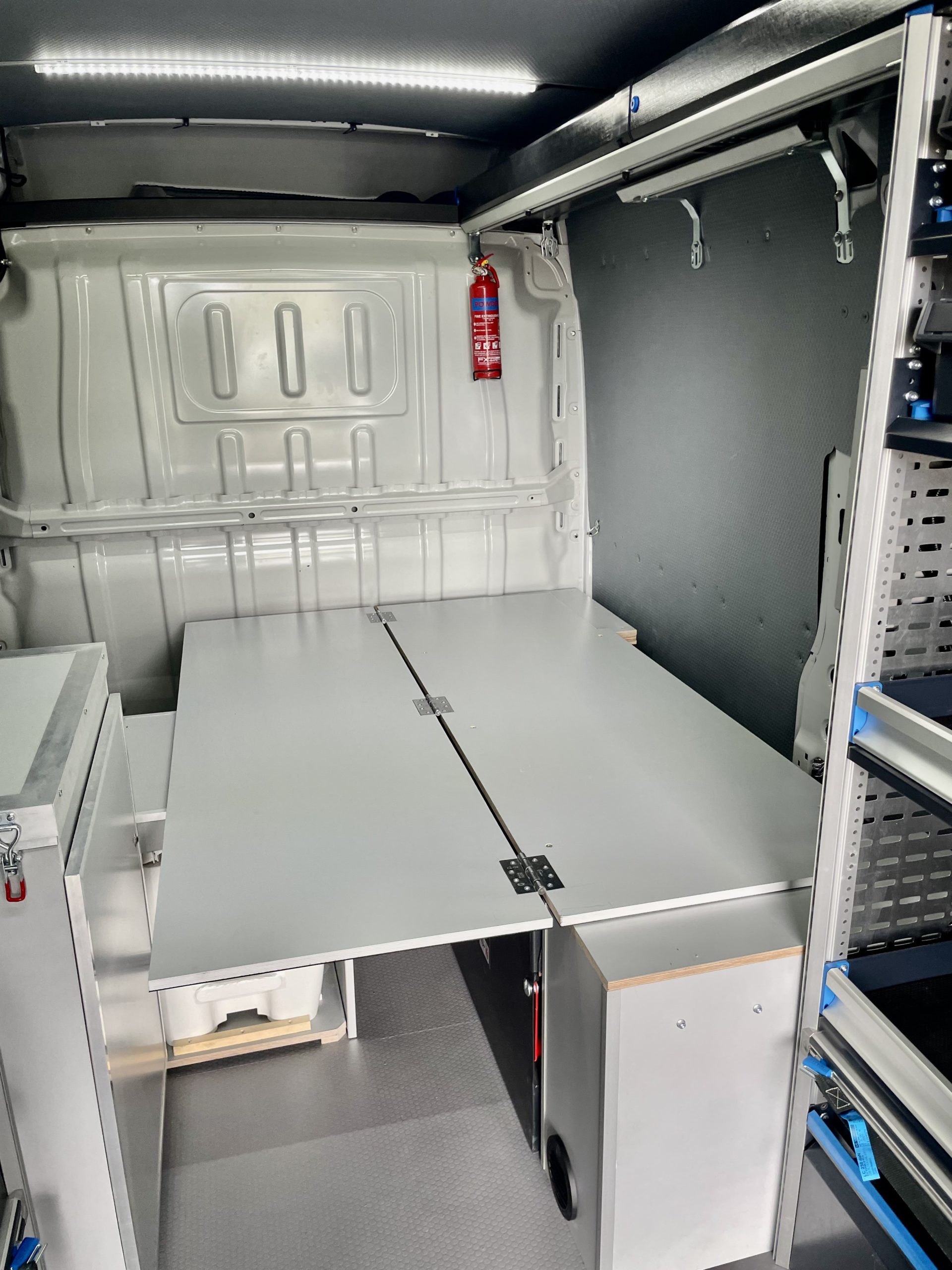 Van Racking - Sortimo GL4 - Electricians van with Bed