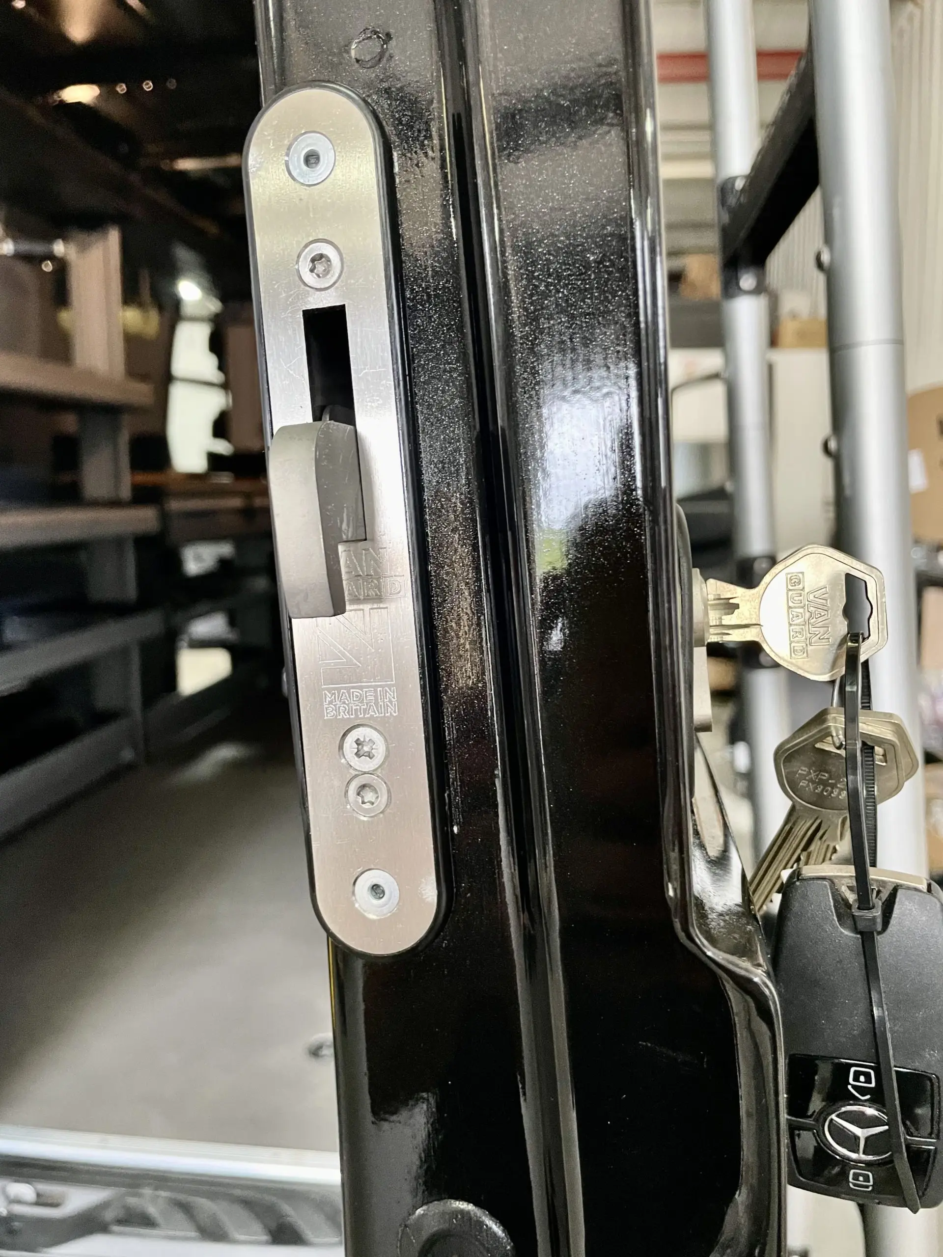 Locks4Vans Hook Locks - Fabricators van conversion - Mercedes Sprinter