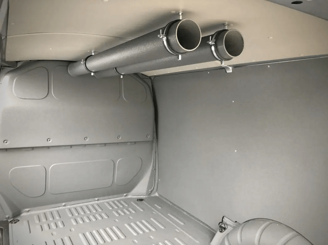 Roof Long pipe storage tubes - Van Accessories