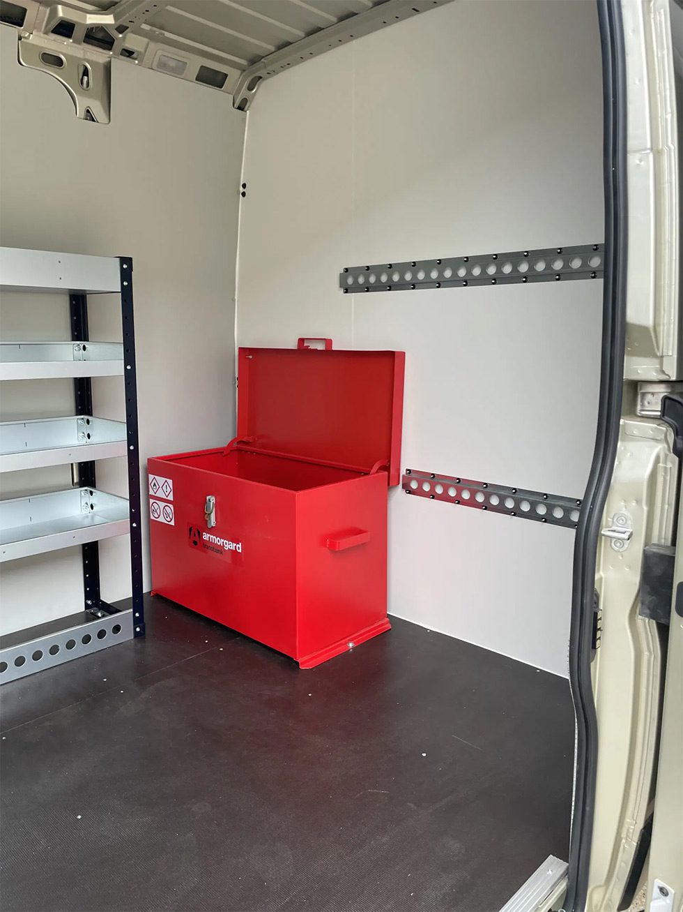 Grounds Maintenance Van Conversion - SYNC VEHICLE SYSTEMS